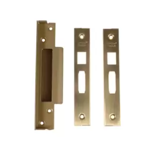 Image of StrongBolt 2200 Mortice Sashlock Rebate Kit 13mm Polished Brass Box