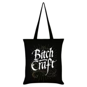 Image of Grindstore Bitch Craft Black Tote Bag (One Size) (Black)
