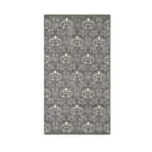Image of William Morris Crown Imperial Bath Towel, Charcoal