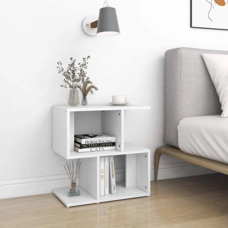 Image of VIDAXL Bedside Cabinet White 50x30x51.5cm Engineered Wood Vidaxl 8720286558706