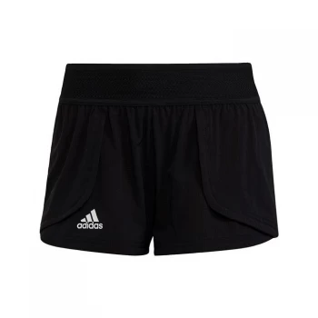 Image of adidas Tennis Match Shorts Womens - Black / White