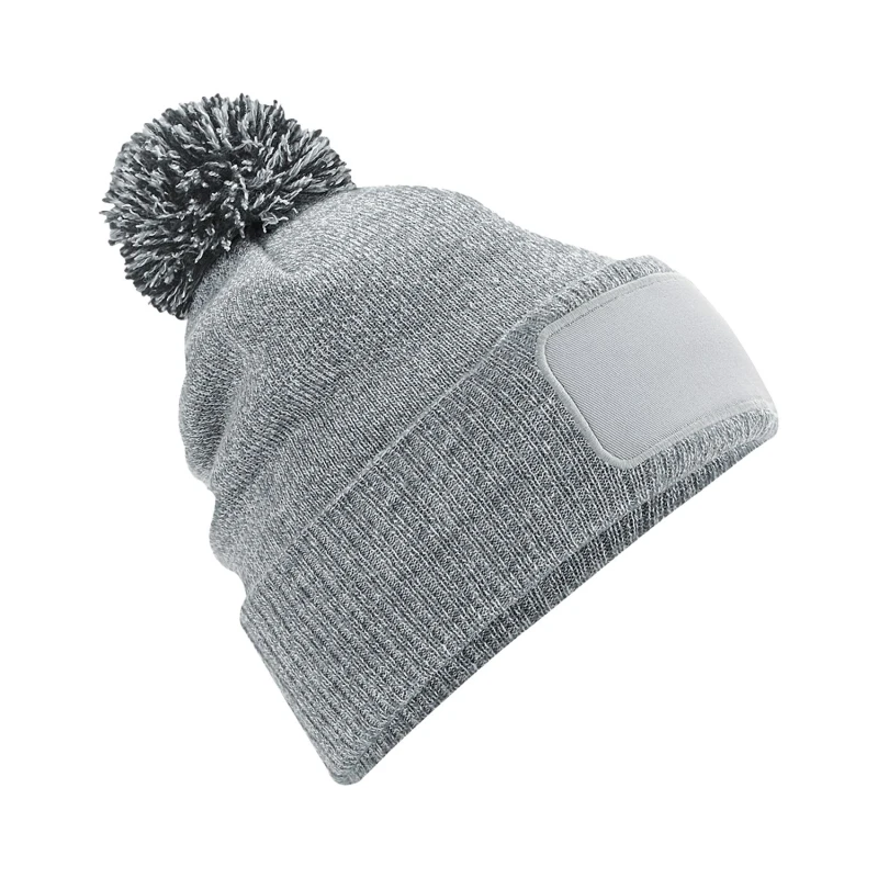 Image of Beechfield Beechfield Men Snowstar Beanie in Grey Grey One Size Male 5063425911288