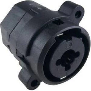 Image of XLR connector Socket vertical vertical Number of pins 3 Black Cliff FC2440
