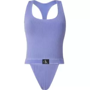 Image of Calvin Klein One Piece Racer Back-Rp - Blue