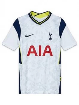 Image of Nike Youth Tottenham 2020/21 Home Short Sleeved Stadium Jersey, White, Size S