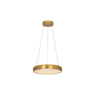 Image of Kampos Ceiling Pendant Light 30W 3000K, Aluminum Brash Antique Gold