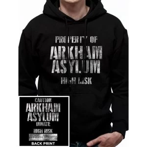 Image of Batman - Arkham Asylum Mens Medium Hoodie - Black