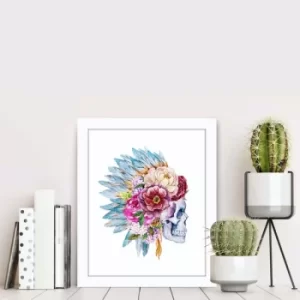 Image of BCT-027 Multicolor Decorative Framed MDF Painting