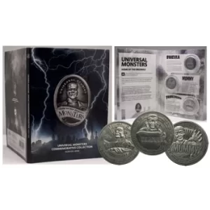 Image of Universal Monsters Collectable Coin Set (Silver)