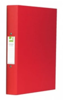 Image of Q Connect A4 2 Ring Binder Pp Red - 10 Pack