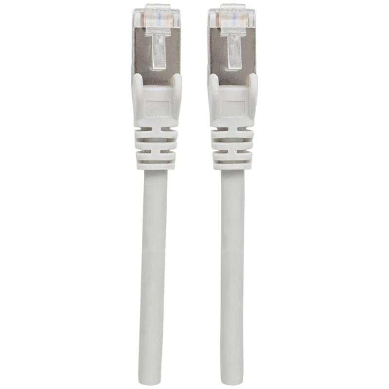 Image of Intellinet Intellinet Network Patch Cable Cat7 Cable/Cat6A Plugs 3m White Copper S/FTP LSOH / LSZH PVC RJ45 Gold Plated Contacts Snagless Booted Lifet