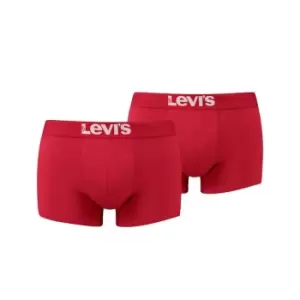 Image of Levis Trunks 2 Pack - Red