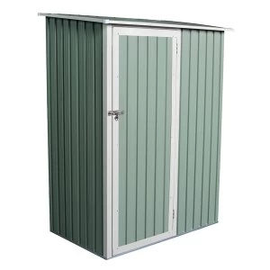 Image of Charles Bentley Garden 4.7ft X 3ft Metal Storage Shed
