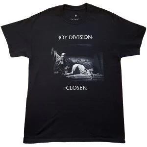 Image of Joy Division - Classic Closer Unisex Medium T-Shirt - Black