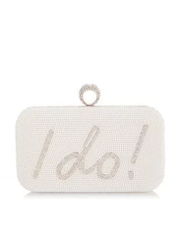 Image of Quiz White Ring Box Bag - 1