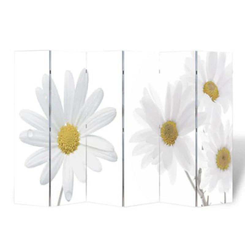 Image of Vidaxl Folding Room Divider 217X170 Cm Flower Room Dividers
