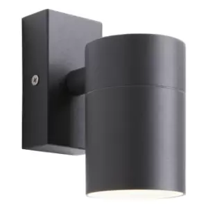 Image of Zinc Wall Light Downlight LETO Anthracite Grey