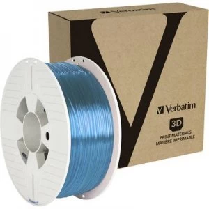 Image of Verbatim 55056 Filament PETG 1.75mm 1kg Blue (transparent)