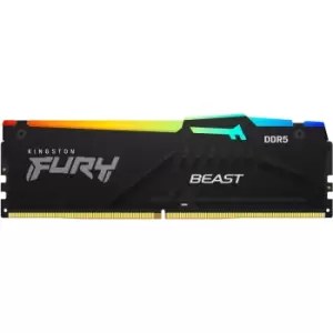 Image of Kingston FURY Beast RGB 32GB (1x32GB) 4800MHz DDR5 Memory