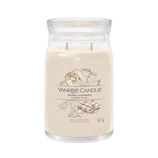 Image of Yankee Candle Warm Cashmere Scented Candle 567g