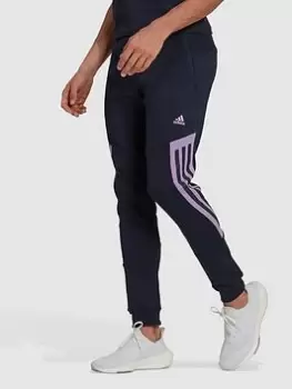 Image of adidas Future Icons 3 Stripe Pants - Navy, Size XL, Men
