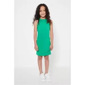Image of I Saw It First Green Plain Jersey Dress - Green
