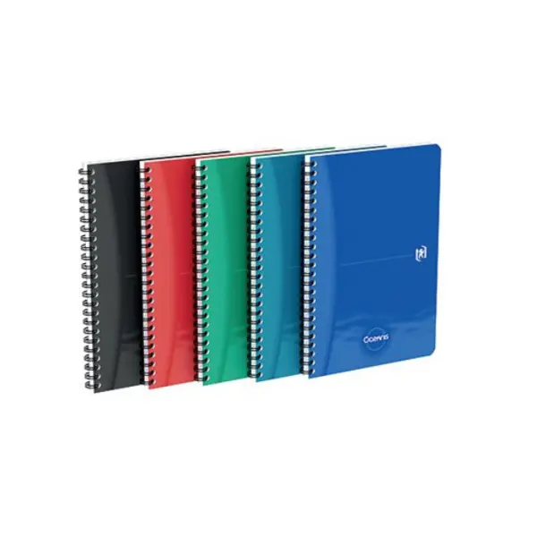 Image of Oxford Oxford Oceanis Wirebound Notebook Ruled A5 Assorted (Pack of 5) 400178651 400178651