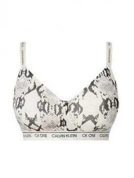 Image of Calvin Klein Plus Snake Print Light Lined Bralette