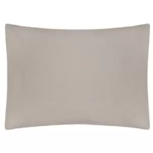 Image of 400 Thread Count Egyptian Cotton Housewife Pillowcase (One Size) (Pewter) - Pewter - Belledorm