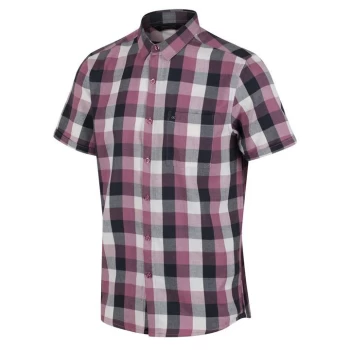 Image of Regatta Ryker Checked Shirt - Mauve Check