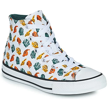 Image of Converse CHUCK TAYLOR ALL STAR DINO DAZE HI boys's Childrens Shoes (High-top Trainers) in White,4,5,9.5 toddler,10 kid,11 kid,11.5 kid,12 kid,13 kid,1