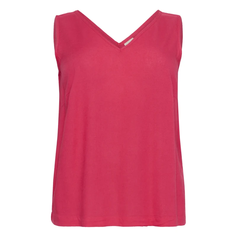 Image of KAFFE Curve Womens tank top KAFFE Curve Mile Rose Female 42