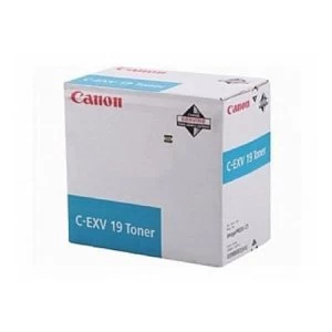 Image of Canon CEXV19 Cyan Laser Toner Ink Cartridge