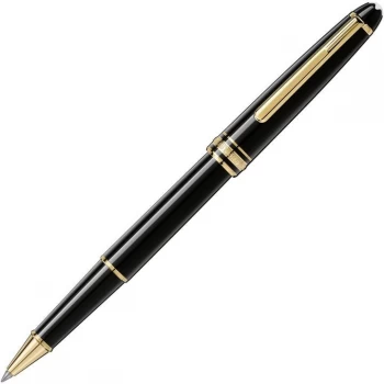 Image of Mont Blanc - Meisterstuck Gold-coated Classique Rollerball - Rollerball Pens - Black