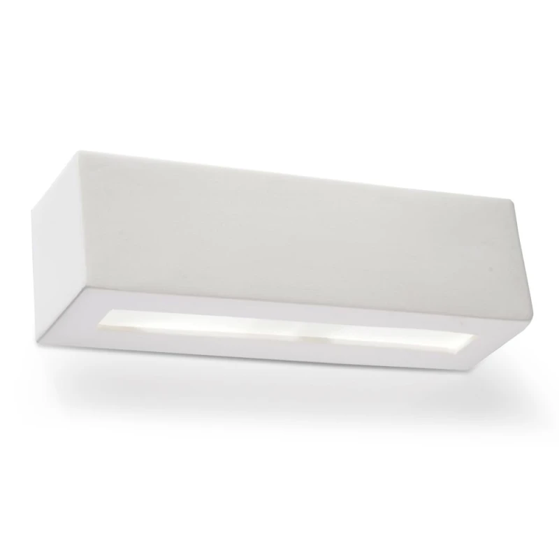 Image of SOLLUX Stylish Ceramic Wall Lamp - Classic Design, LED, Paintable - Perfect for Home or Office