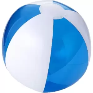 Image of Bullet Bondi Solid/Transparent Beach Ball (One Size) (Blue/White) - Blue/White
