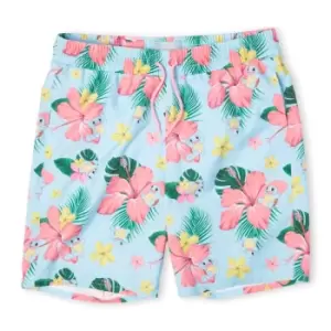 Image of Pokemon Squirtle Swim Shorts - Blue - L