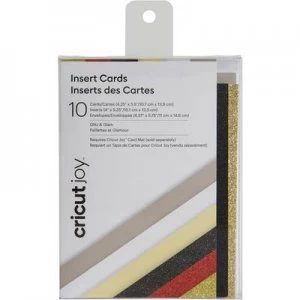 Image of Cricut Glitzer & Glam Card set Taupe, Cream, White