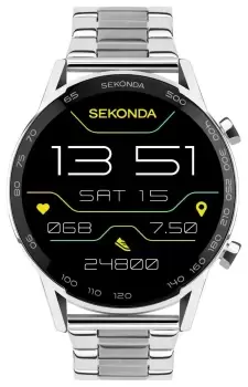 Image of Sekonda Silver Colour Stainless Steel Smart Watch