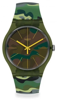 Image of Swatch CAMOUFOREST Originals collection SUOG114 Watch