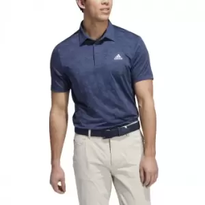 Image of adidas Jacquard Polo Shirt - crew navy - L