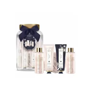 Image of The Luxury Bathing Company Velvet Rose Glass Jar Set