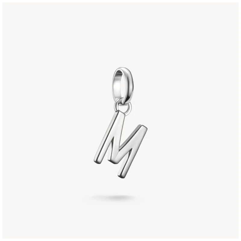 Image of Thomas Sabo CC1219-001-21 Charm Pendant Letter M Connect Jewellery