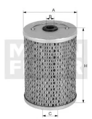 Image of Fuel Filter P1018/1 by MANN