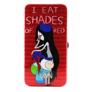 Image of Aventure Time Marceline's I Eat Shades of Red Hinge Purse Glitter Red Wallet