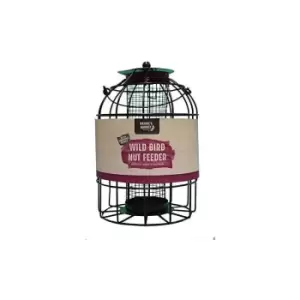 Image of Bird Feeder Nut Feed squirrel guard Bird Feeder with Cage Outdoor Caged Feeder
