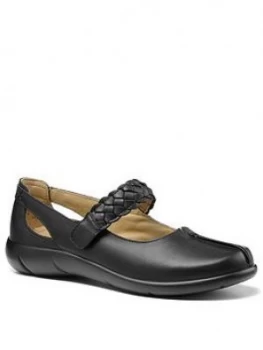 Image of Hotter Shake Wide Fit Mary Jane Shoes - Black