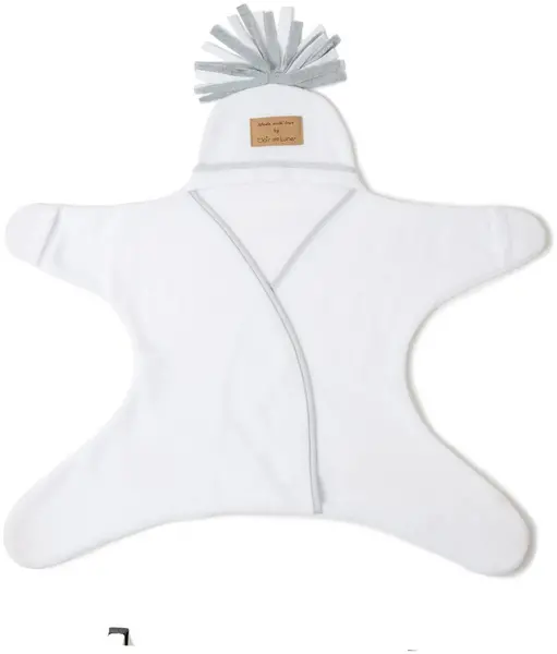 Image of Clair De Lune Fleece Wrap Blanket - White