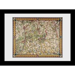 Image of Transport For London Map 4 60 x 80 Framed Collector Print