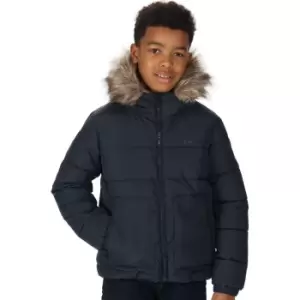 Image of Regatta Boys Parkes Insulated Reflective Parka Coat 13 Years- Chest 32', (82cm)